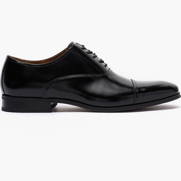 Men\'s Black Leather Dress Shoes